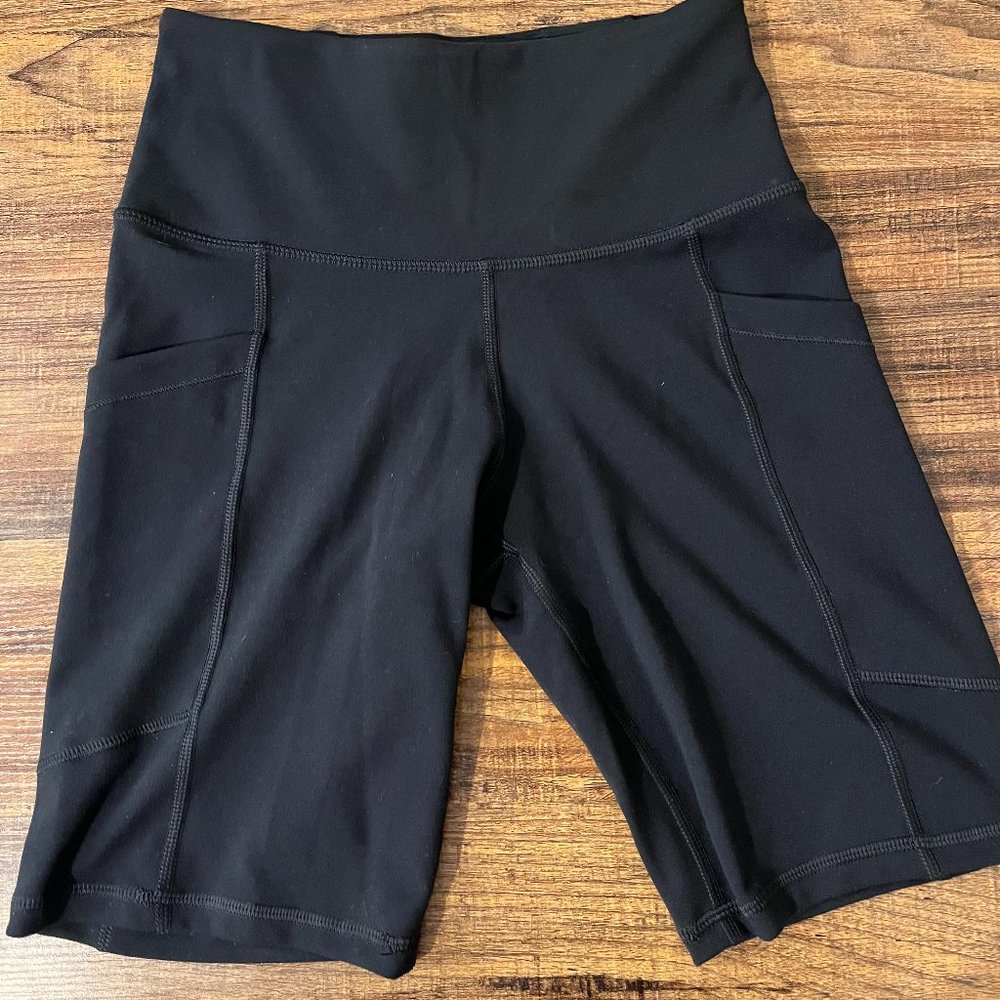 Banana Republic Soft-Brushed Bike Short - Black